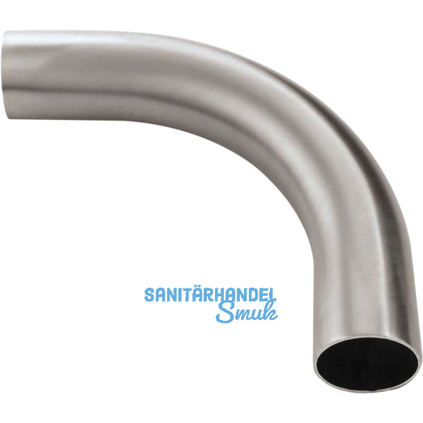 Bar-Reling Eckbogen 90 Grad, f�r Rohr-� 38 mm, Messing Edelstahl geschliffen