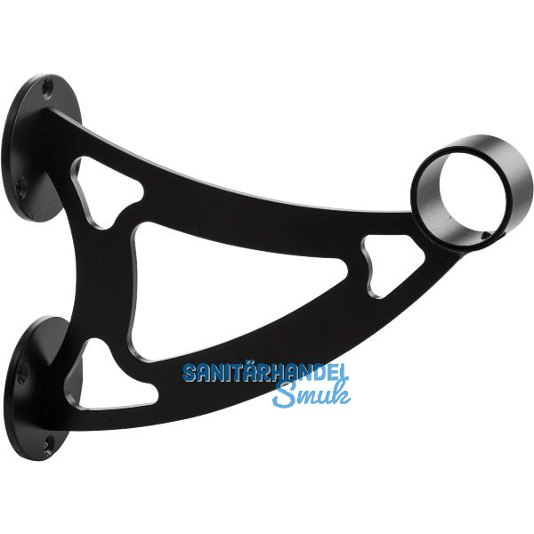Bar-Reling Wandst�tze mit Diagonalstrebe Linz f�r Rohr-� 38 mm, Stahl Schwarz