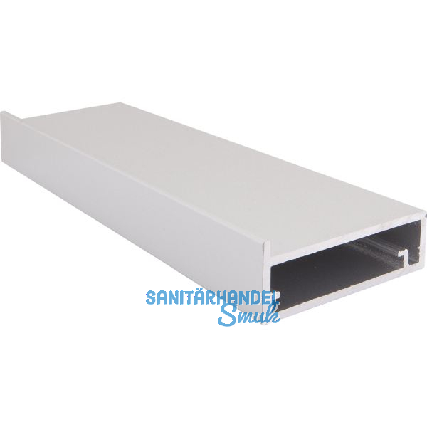 ALUMIS Alurahmenprofil breit 50/20,2 mm L�nge 2500 mm per Stange, natur eloxiert