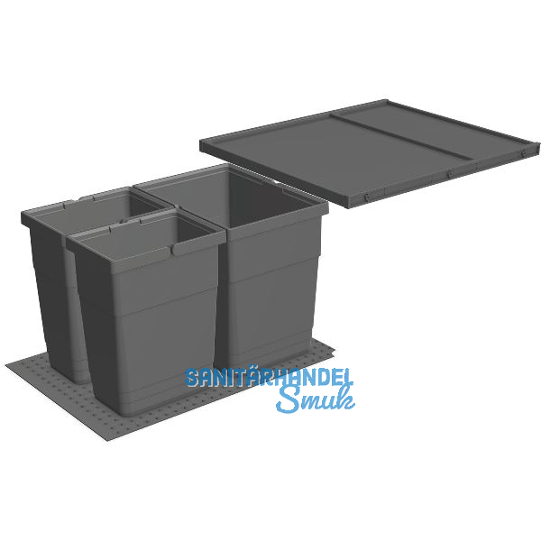 NINKA eins2vier Set KB 450/Seitenwand 18 - 19 mm Merivobox dunkelgrau