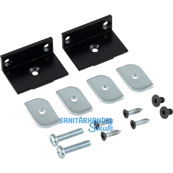 ALU-STYLE GP System Befestigungsset f�r Korpus Schwarz