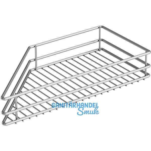 VS SUB Side Ablage-Set Classic 45� KB 300 mm links Silber