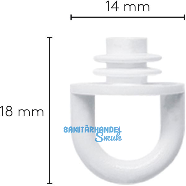 LEHA Feststeller Karniese Kunststoff wei�