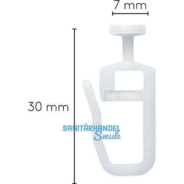 LEHA Liftgleiter Karniese Kopf rund Kunststoff wei�