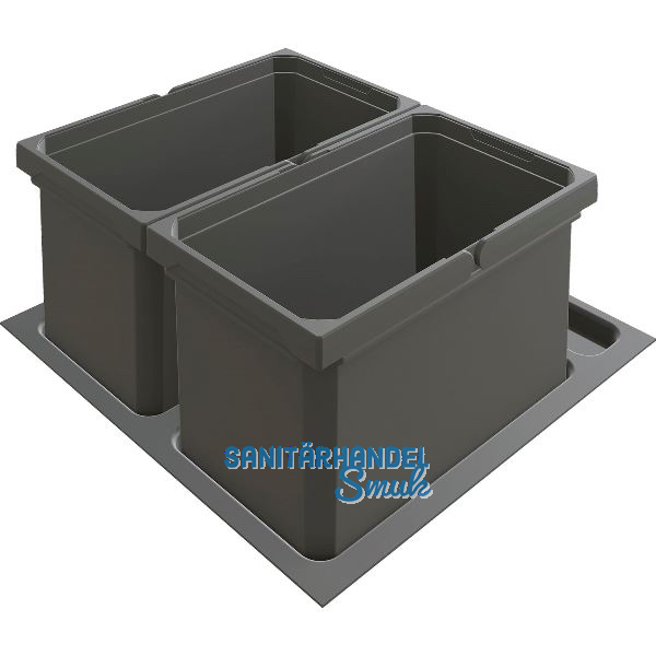 VS ENVI Free Plus Abfalltrennsystem KB 600/H�he 216 mm 2 x 13 L Lava