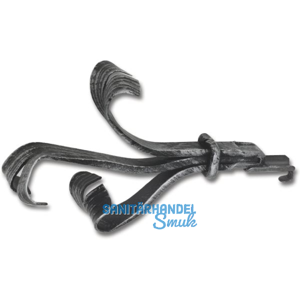 Ziertst�ck 254 Rustikal 190 mm Schmiedeeisen schwarz