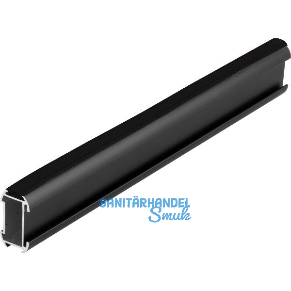 Schrankrohr Niobe 3000 mm auf Ma�, Aluminium schwarz matt