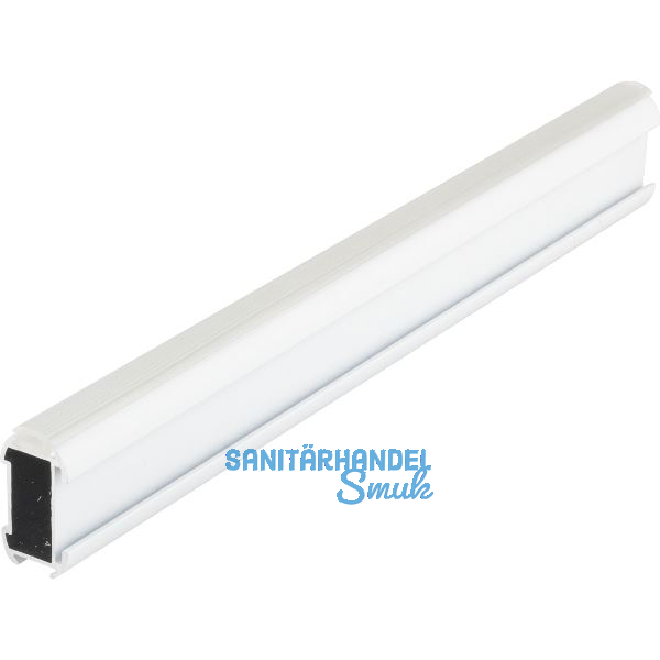 Schrankrohr Niobe 3000 mm auf Ma�, Aluminium wei� matt