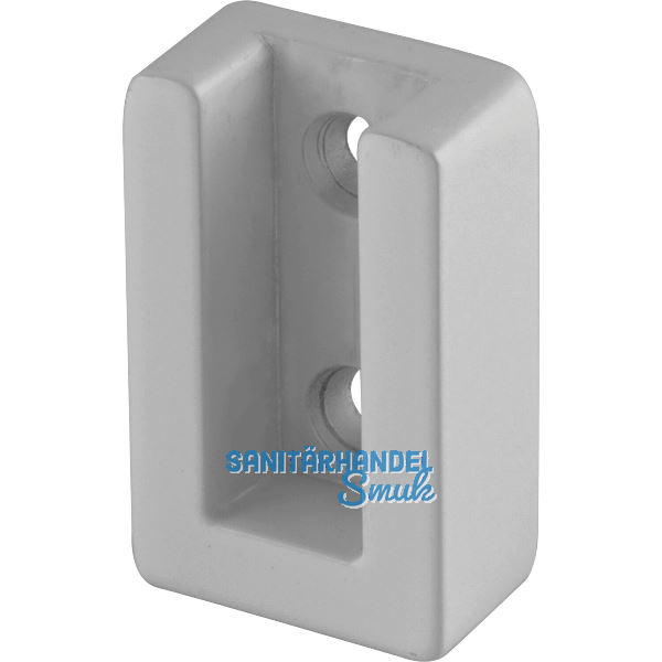 Schrankrohrlager Ninos, Zamak silber lackiert