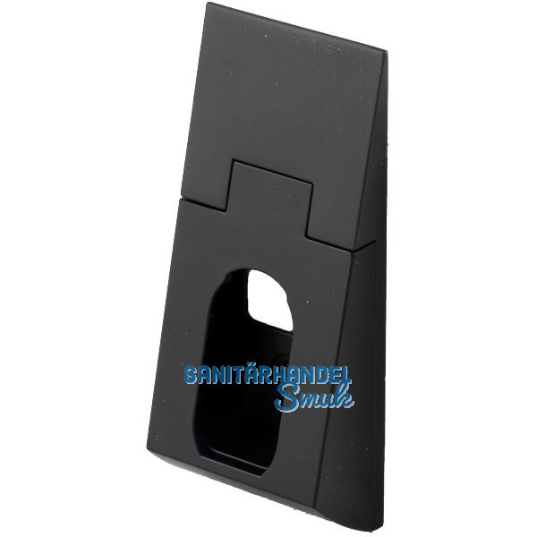 Schrankrohrlager Niobe, Zamak schwarz matt lackiert