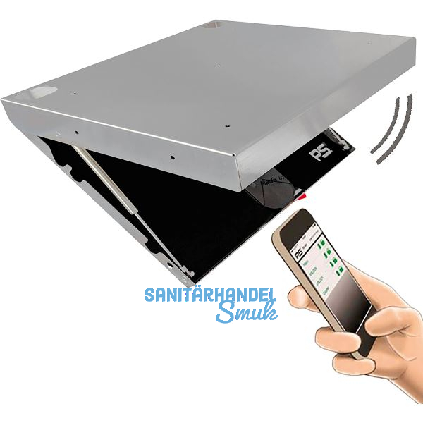 PS HooD Gun Einbautresor 350 x 250 x 40, Edelstahl roh