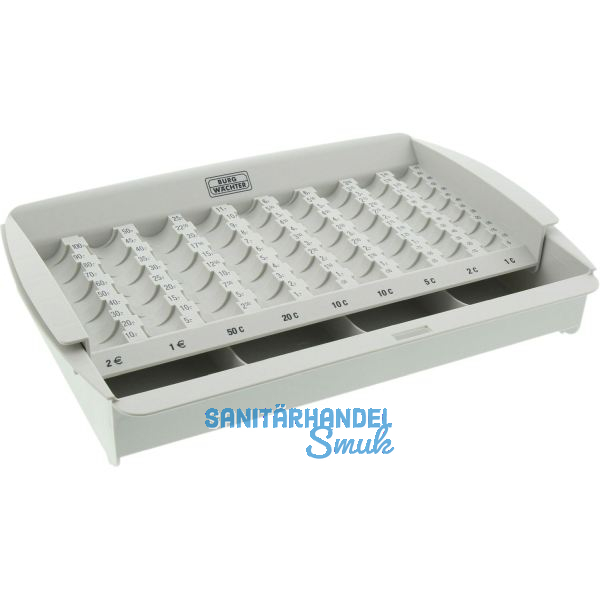 BURG-W�CHTER OFFICE ZE 300, Geldz�hleinsatz, 65 x 326 x 228 mm, Hellgrau