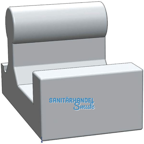 RONTEC Bilderschienen-Traghaken Aluminium natur eloxiert