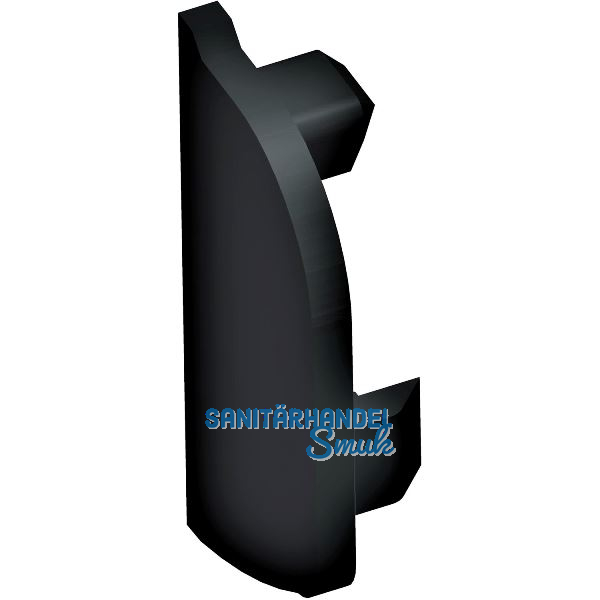 RONTEC Bilderschienen-Endkappe links Kunststoff schwarz