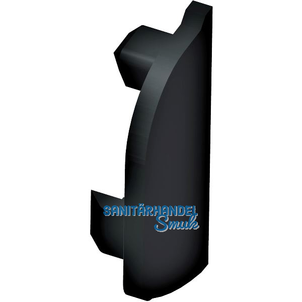 RONTEC Bilderschienen-Endkappe rechts Kunststoff schwarz