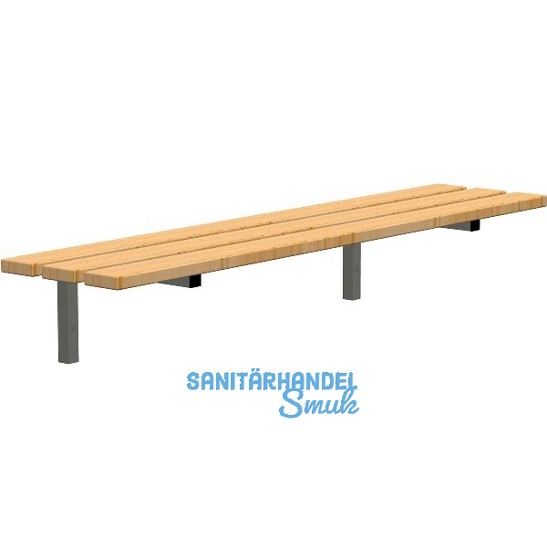RONTEC Sitzbank wandh�ngend 1500 mm Stahl/Buche