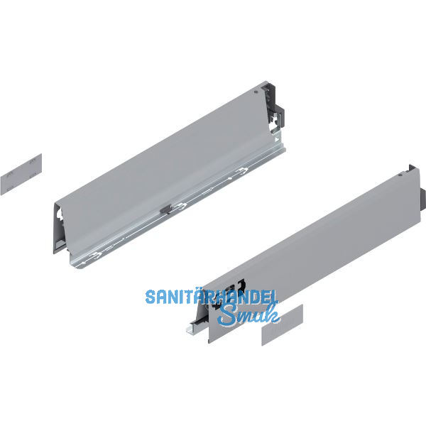 BLUM TANDEMBOX antaro Zarge H�he M, NL 400, Stahl grau RAL 9006
