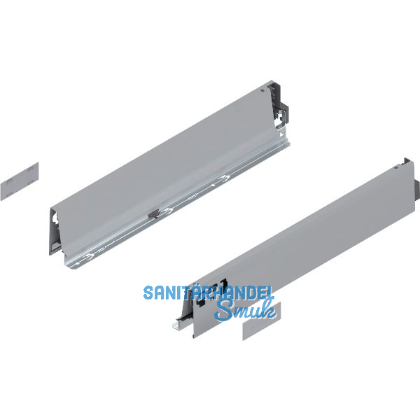 BLUM TANDEMBOX antaro Zarge H�he M, NL 450, Stahl grau RAL 9006