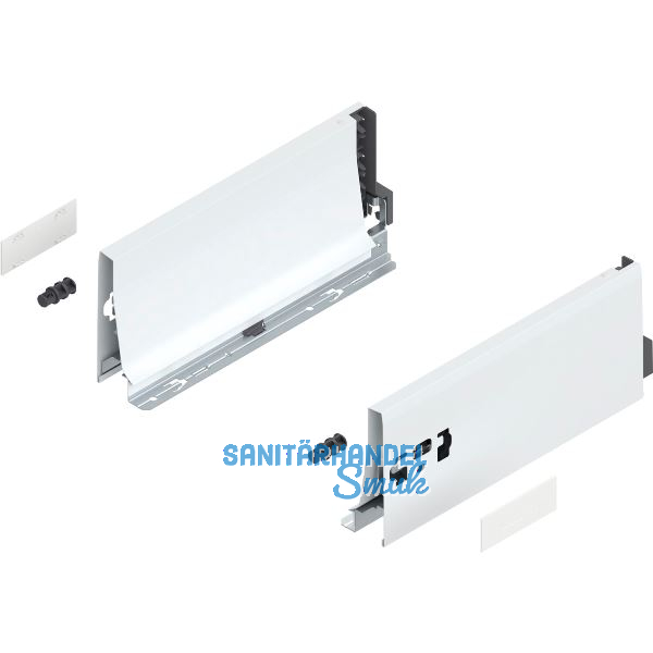 BLUM TANDEMBOX antaro Zarge H�he K, NL 270, Stahl Seidenwei�