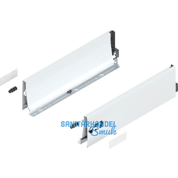 BLUM TANDEMBOX antaro Zarge H�he K, NL 400, Stahl Seidenwei�