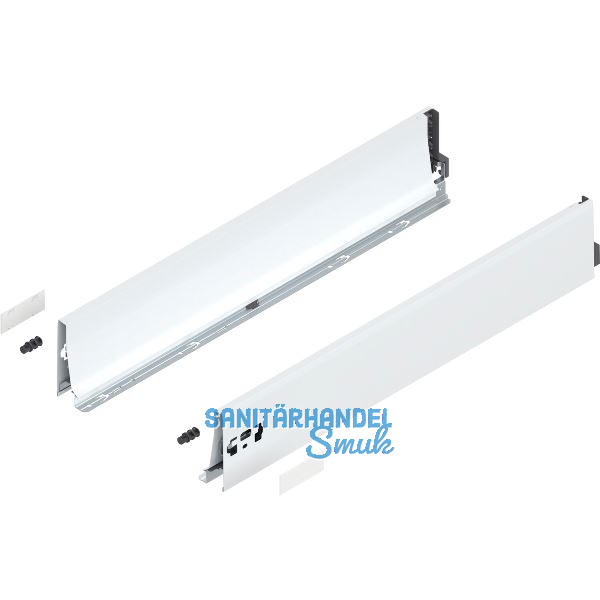 BLUM TANDEMBOX antaro Zarge H�he K, NL 650, Stahl Seidenwei�