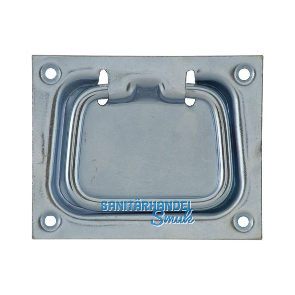 Kistengriff 084.000 zum Einlassen 100x80, Stahl verzinkt