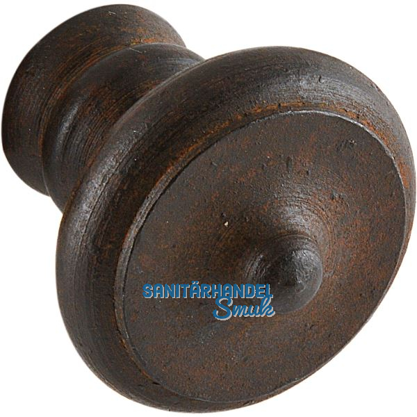 Knopf Duke � 30 mm, Eisen antik rostig gewachst