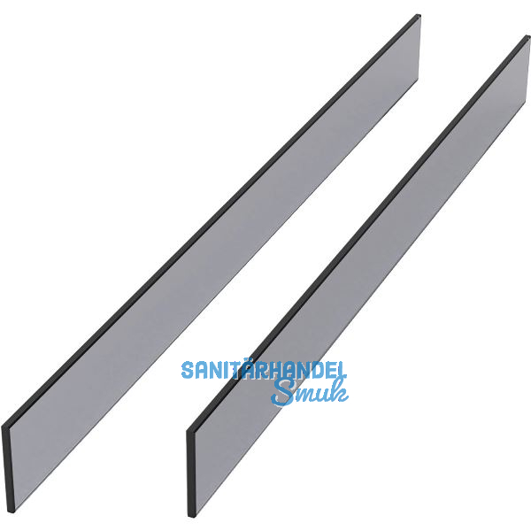 CONERO ESG f�r Innenauszug 72 H, Lichte Korpusbreite 860-920 mm, Floatglas grau