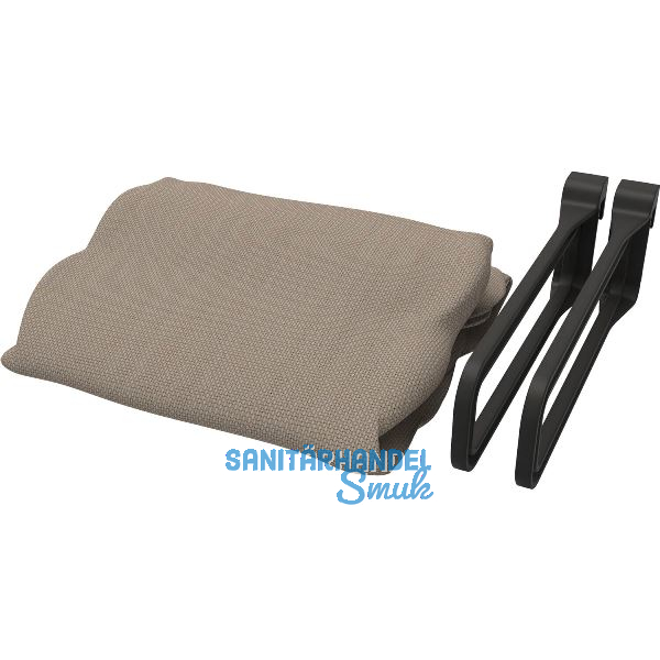 CONERO W�schesack schmal 190 mm graubeige, B�gel schwarz