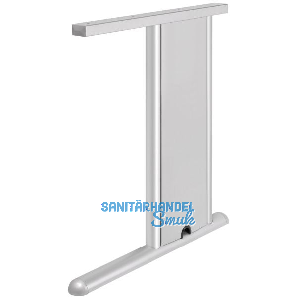 Tischgestell C 3000 Seitenteil V1 rechts Tiefe 550 mm RAL 9006