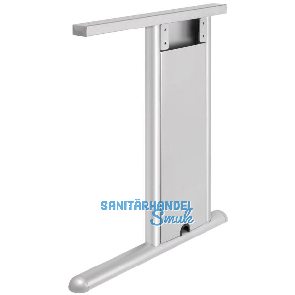 Tischgestell C 3000 Seitenteil V1 links Tiefe 550 mm RAL 9006