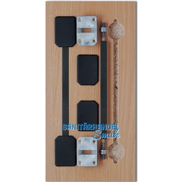 PLANO Top "Mega" Ausrichtbeschlag Alu schwarz, Fl�gelh�he 2100-2375 mm