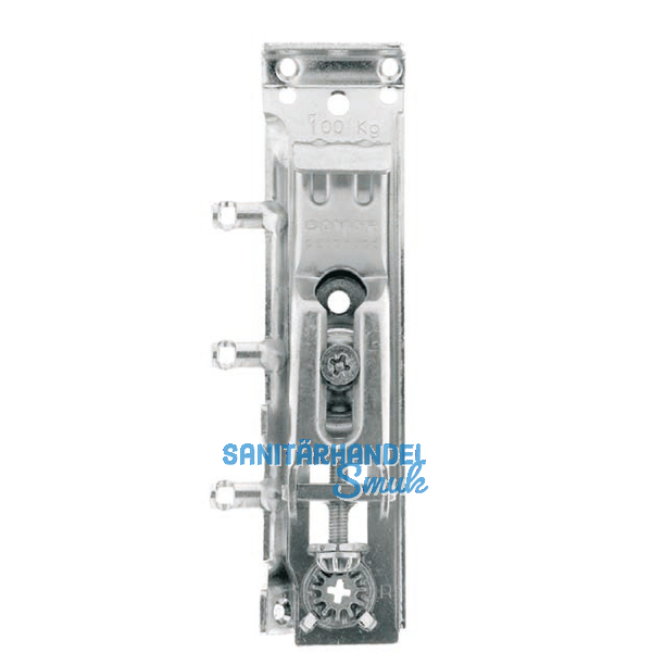 CAMAR Schrankaufh�nger 817 rechts, H 18 mm, T 25 mm, Stahl verzinkt/Zamak