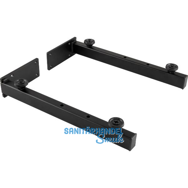 Wandkonsole Schwerlast, Tiefe 320 mm, Stahl schwarz