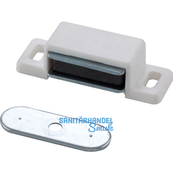 MACO Magnetschnapper Type 4, Haltekraft 4 kg, Kunststoff wei�