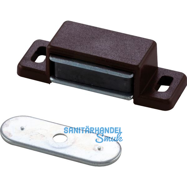 MACO Magnetschnapper Type 6, Haltekraft 6 kg, Kunststoff braun