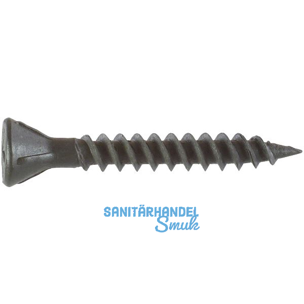 Schnellbauschraube f�r Faserzementplatte 3.9x25 - phosphatiert Feingewinde