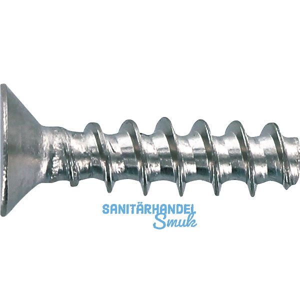 PLASFAST�-Schraube Senkkopf 3.0x10 TX8 Stahl verzinkt-blau