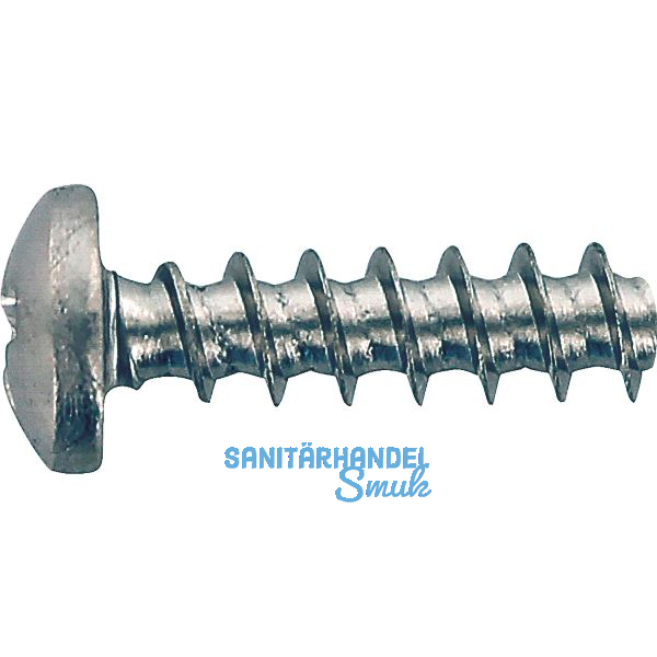PLASFAST�-Schraube Halbrundkopf 4.0x10 PZ2 Stahl verzinkt-blau