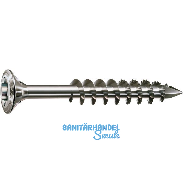 SPAX Holzfassadenschraube Linsensenkkopf 4.5x 50 TG TX20 A2 / Gro�packung