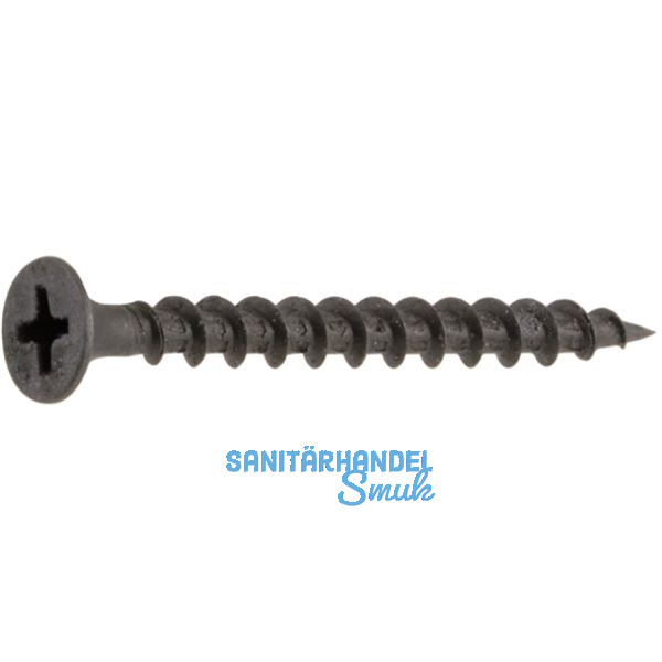 Schnellbauschraube 3.9x30 phosphatiert Grobgewinde f�r Holzunterkonstruktion