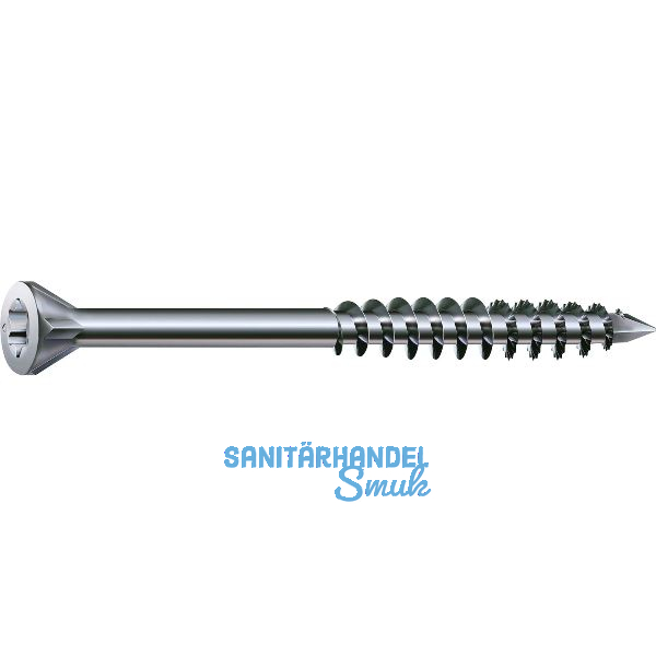 SPAX Fu�bodenschraube Senkkopf 3.5x 45 Teilgewinde Torx 10 Wirox-Silber