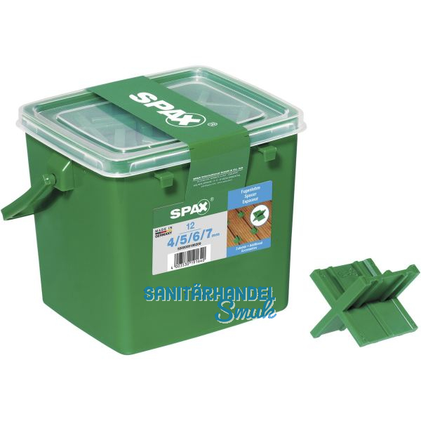 SPAX-Fugenlehre 4-5-6-7 mm 12 St�ck pro Packung