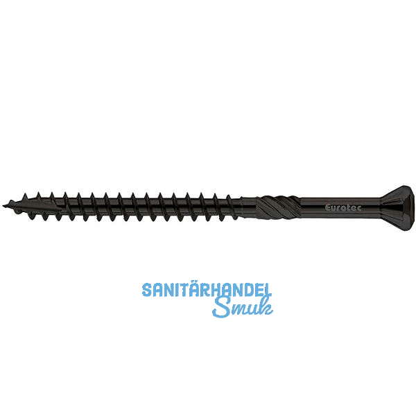 EUROTEC Hapatec Fassadenschraube 4.5 x 70 mm - Edelstahl C1, schwarz