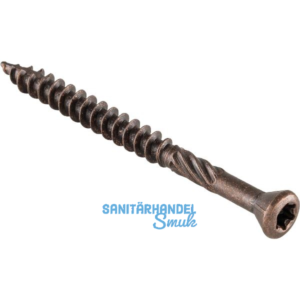 EUROTEC Hapatec Fassadenschraube 5.0 x 50 mm - Edelstahl C1, antik