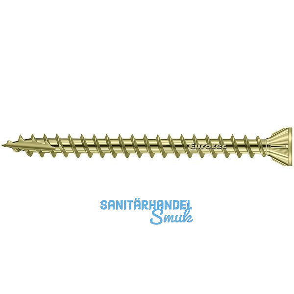 EUROTEC Holzbauschraube OSB Fix 4,3 x 80 mm verzinkt-gelb