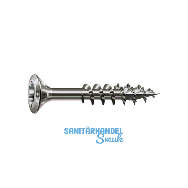 SPAX-FEX H Beschlagschraube 4.0x 40 TX15 Stahl Wirox-Silber f. Holzbefestigungen