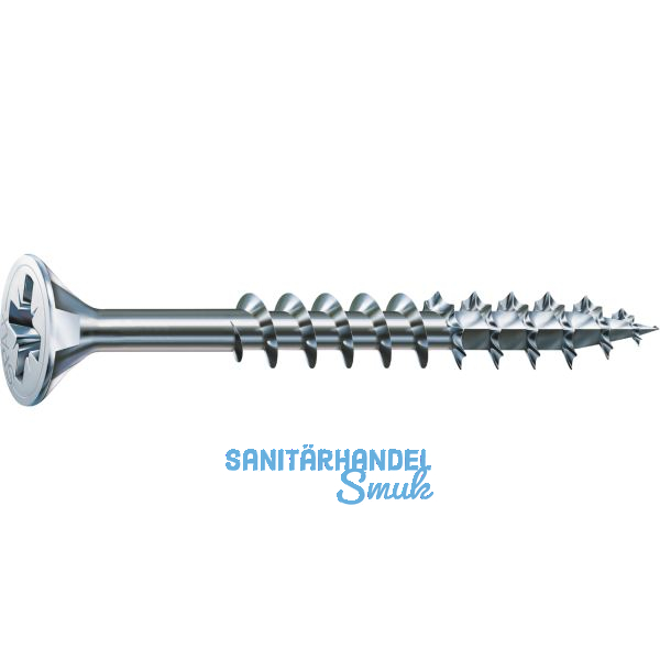 SPAX Senkkopf 5.0x100 Teilgewinde Pozidriv 2 Wirox-Silber mit Bewertung