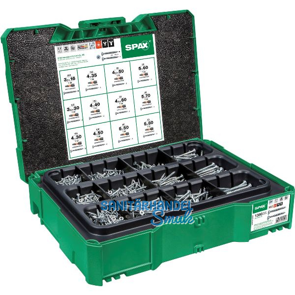 SPAX SNK Montagekoffer / Systainer T-Loc, T-STAR plus, Wirox-Silber