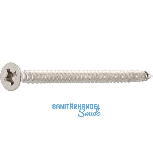 Spanplattenschraube Senkkopf 4.0x 35 Vollgewinde Pozidriv 2 Edelstahl A2